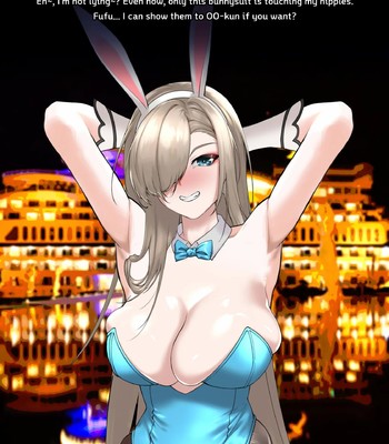Asuna Bunny Girl comic porn sex 9