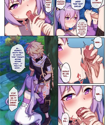 Keqing’s Date With The Traveler comic porn sex 13
