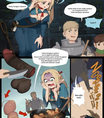 Porn Comics - Marcille tries Rocky Dungeon oysters