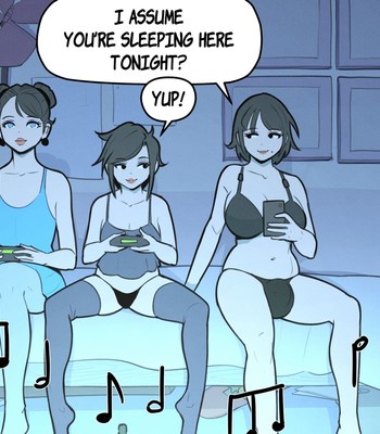 Alice and Alison Playing Games with the Secret Lover at Night comic porn sex 2