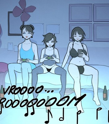 Alice and Alison Playing Games with the Secret Lover at Night comic porn sex 3