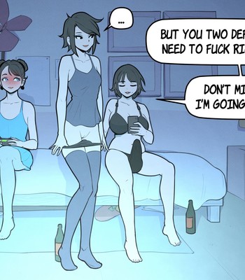Alice and Alison Playing Games with the Secret Lover at Night comic porn sex 12