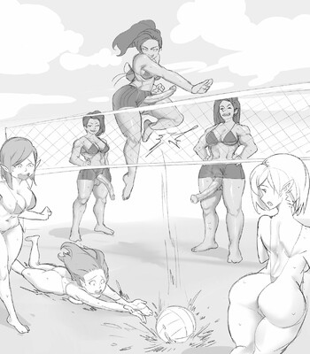 Futa Beach Club comic porn sex 7