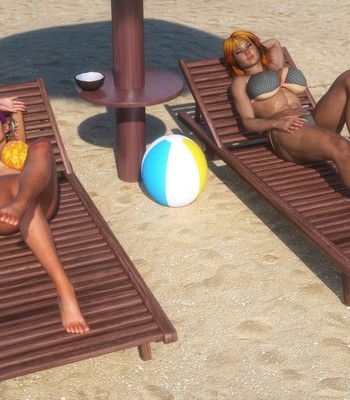 Krissy & Rylee’s Beach Fun comic porn thumbnail 001