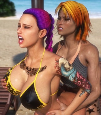 Krissy & Rylee’s Beach Fun comic porn sex 9