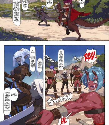 Ogre tai Dark Elf Ogre Hanshoku Dai Sakusen | Ogre Vs Dark Elf – Ogre Mating Season comic porn sex 57