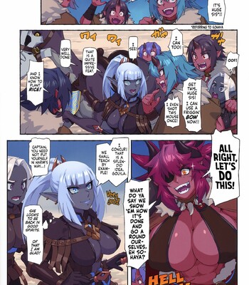 Ogre tai Dark Elf Ogre Hanshoku Dai Sakusen | Ogre Vs Dark Elf – Ogre Mating Season comic porn sex 58