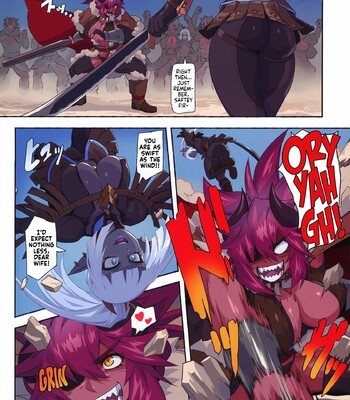 Ogre tai Dark Elf Ogre Hanshoku Dai Sakusen | Ogre Vs Dark Elf – Ogre Mating Season comic porn sex 59