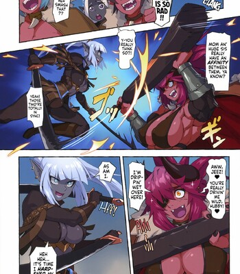 Ogre tai Dark Elf Ogre Hanshoku Dai Sakusen | Ogre Vs Dark Elf – Ogre Mating Season comic porn sex 60