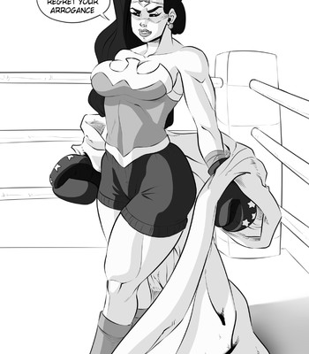 Supergirl And Wonder Woman Boxing comic porn sex 2