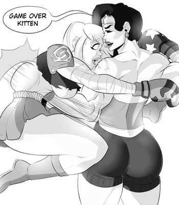 Supergirl And Wonder Woman Boxing comic porn sex 6