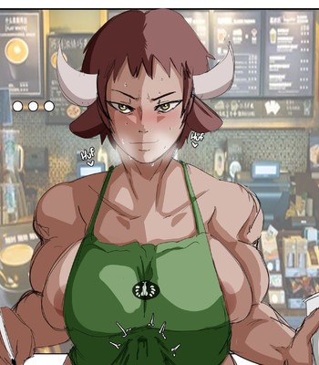 A Minotaur works at a Starbucks comic porn sex 3