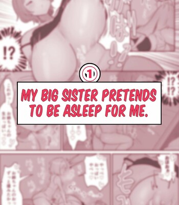 Neta Furi Shite Koubi Sasetekureru Onee-chan to Futanari Imouto | Older Sister Pretends To Be Asleep and Lets Her Futanari Sister Fuck Her comic porn sex 2