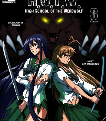 Porn Comics - High School of the Werewolf 3