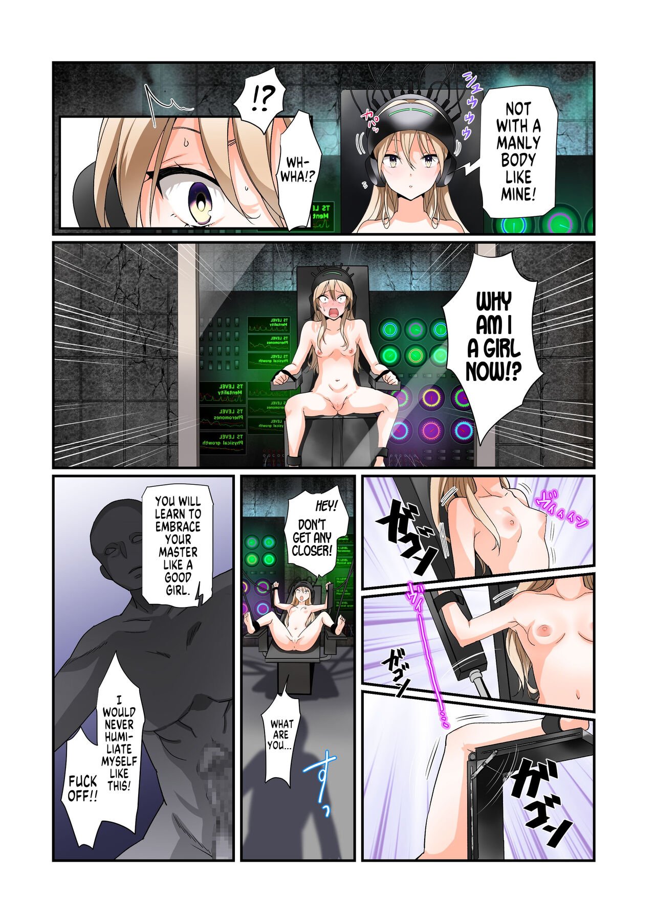 Production Process for a Single Lewd Girl on the TS Onahole Factory comic porn sex 8