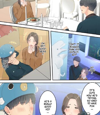 A Normal Mother Goes on a Sweet Affair Trip With a Boy the Same Age as Her Son – Matomo na Okaa-san ga Musuko to Onaidoshi na Otokonoko to Amaama Furin Ryokou shichau Hanashi comic porn sex 24