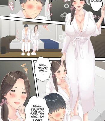 A Normal Mother Goes on a Sweet Affair Trip With a Boy the Same Age as Her Son – Matomo na Okaa-san ga Musuko to Onaidoshi na Otokonoko to Amaama Furin Ryokou shichau Hanashi comic porn sex 32