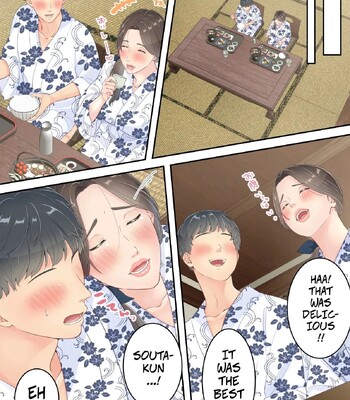 A Normal Mother Goes on a Sweet Affair Trip With a Boy the Same Age as Her Son – Matomo na Okaa-san ga Musuko to Onaidoshi na Otokonoko to Amaama Furin Ryokou shichau Hanashi comic porn sex 64