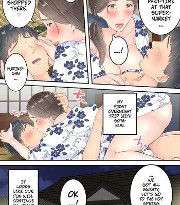 A Normal Mother Goes on a Sweet Affair Trip With a Boy the Same Age as Her Son – Matomo na Okaa-san ga Musuko to Onaidoshi na Otokonoko to Amaama Furin Ryokou shichau Hanashi comic porn sex 75