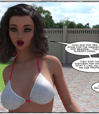 By The Pool comic porn sex 9