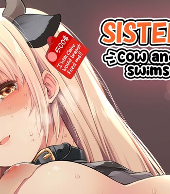 Porn Comics - Ushi Cleaire-san mo ikuraatte mo Komaranai | Sister Cleaire Cow and transparent swimsuit variants