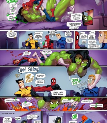 Spidey and She-Hulk Are Noisy Neighbors comic porn sex 20