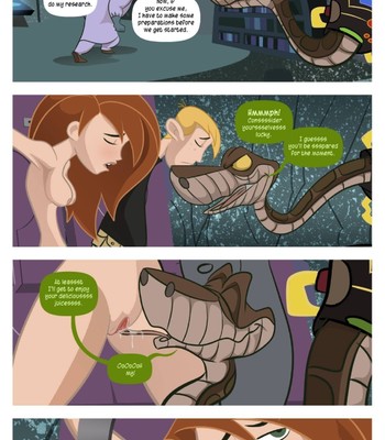 Kim vs Kaa: To Coil a Spy part (1&2) comic porn sex 52