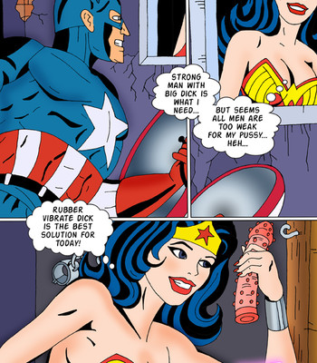 Porn Comics - Captain America Fucks Wonder Woman