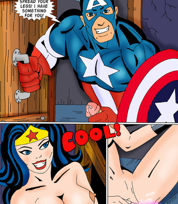 Captain America Fucks Wonder Woman comic porn sex 6