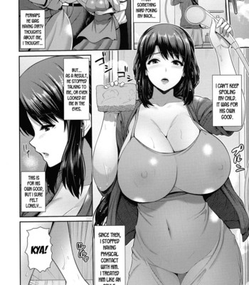 Yokushitsu ni Nureru Boshiai | A Mother and Son Wet with Lust comic porn sex 6