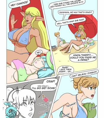 Stuffed on the Beach comic porn sex 2