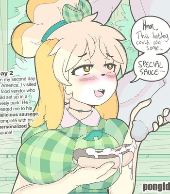 Isabelle’s Vacation (Animal Crossing) comic porn sex 3