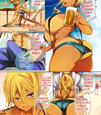 Summer Gal no! Oppai 2 Tsu ni Nama 1 Tsu! | Summer Gal’s Two Boobs, One Cup! comic porn sex 2