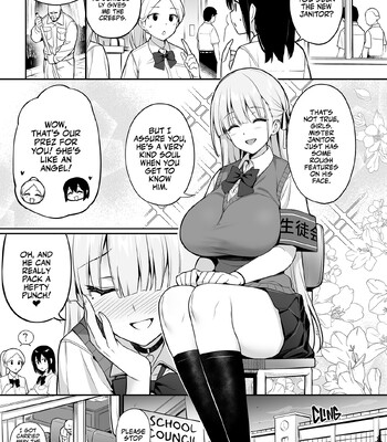 Akogare no Seitokaichou ga Kyonyuu Sugiru Ken | Our Beloved School Prez’s TITS are too BIG comic porn sex 28