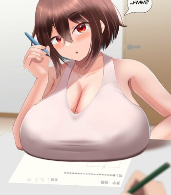 Paizuri as an after-study reward ♡ comic porn sex 3