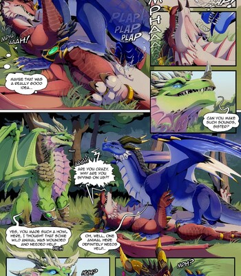 Threesome in the Forest comic porn sex 2