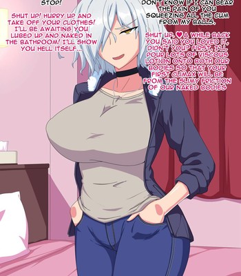 I have used Hypnosis to Implant the Idea that I’m a cute girl to a lesbian who hates men to fuck her comic porn sex 95
