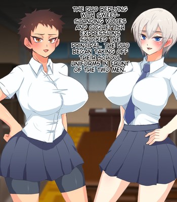 An Ikemen’s double training of two female high school students – The upper-class student council president and the man-hating captain of the karate club comic porn sex 112