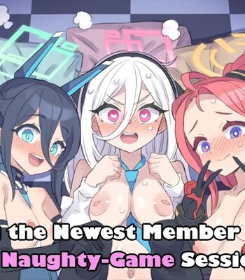 Porn Comics - [Mimonel] Shinya no Ecchi na Game kai no Shin Member ♥ | Welcoming the Newest Member of the Late-Night Naughty-Game Session! ♥ (Blue Archive)