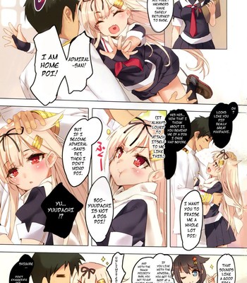 Yuudachi Loves Admiral-san Very Much, Poi! (Kantai Collection -KanColle-) [English] comic porn sex 3