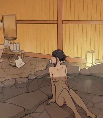 Onsen Ryokou nite Rotenburo-tsuki Kyakushitsu de Sex suru Futari | A Couple on Vacation Having Sex in the Outdoor Bath comic porn sex 3