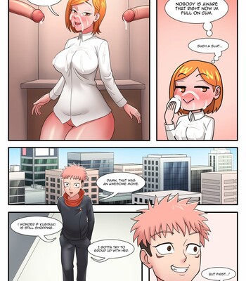 Nobara visits a Gloryhole in Tokyo (Jujutsu Kaisen) comic porn sex 11