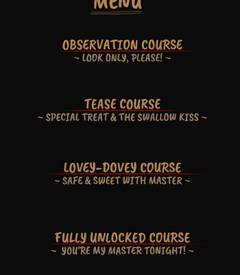 Porn Comics - Today’s Menu