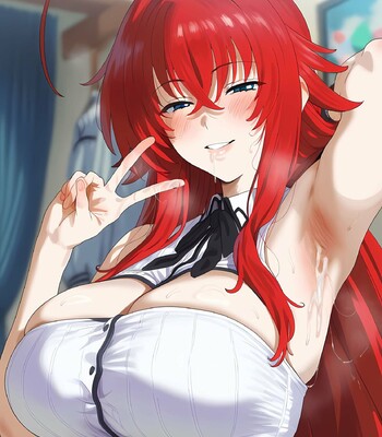 Rias Gremory (Highschool DXD) comic porn sex 2