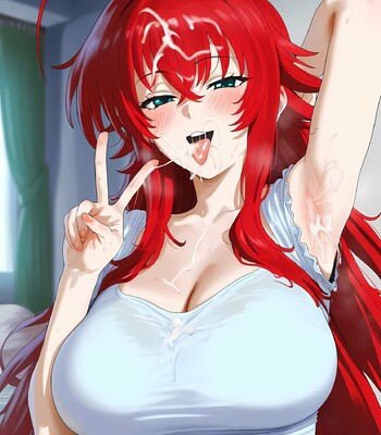 Rias Gremory (Highschool DXD) comic porn sex 12