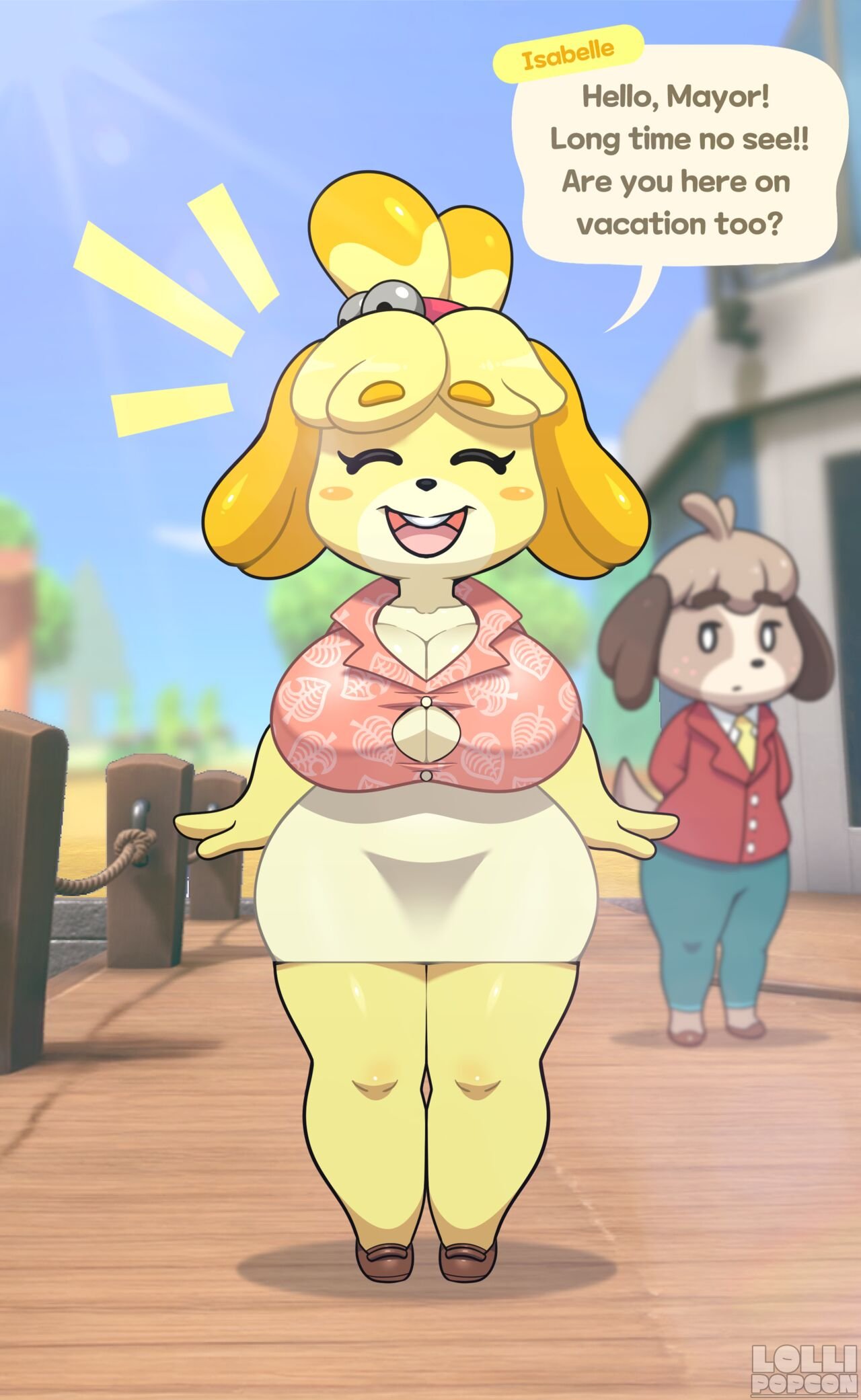 Porn Comics - [Lollipopcon] Vacation with the isabelle (Animal Crossing)