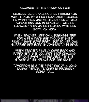 Apathetic Taciturn High School Girl Hibitani-san Accidentally Becomes Teachers Fuck Buddy – Part 2 | Mukiryoku Mukuchikei JK Hibiya-san – Ukkari Sensei no Kakitare ni Nacchaimashita. 2 comic porn sex 2