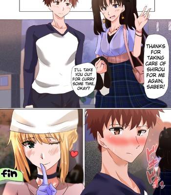 Saber X Shirou comic porn sex 8