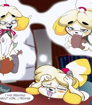 Animal Crossing › Isabelle después de hora (Animal Crossing) comic porn thumbnail 001