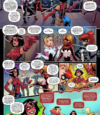 Sluttish Spider Bitches’ Night Out comic porn sex 3